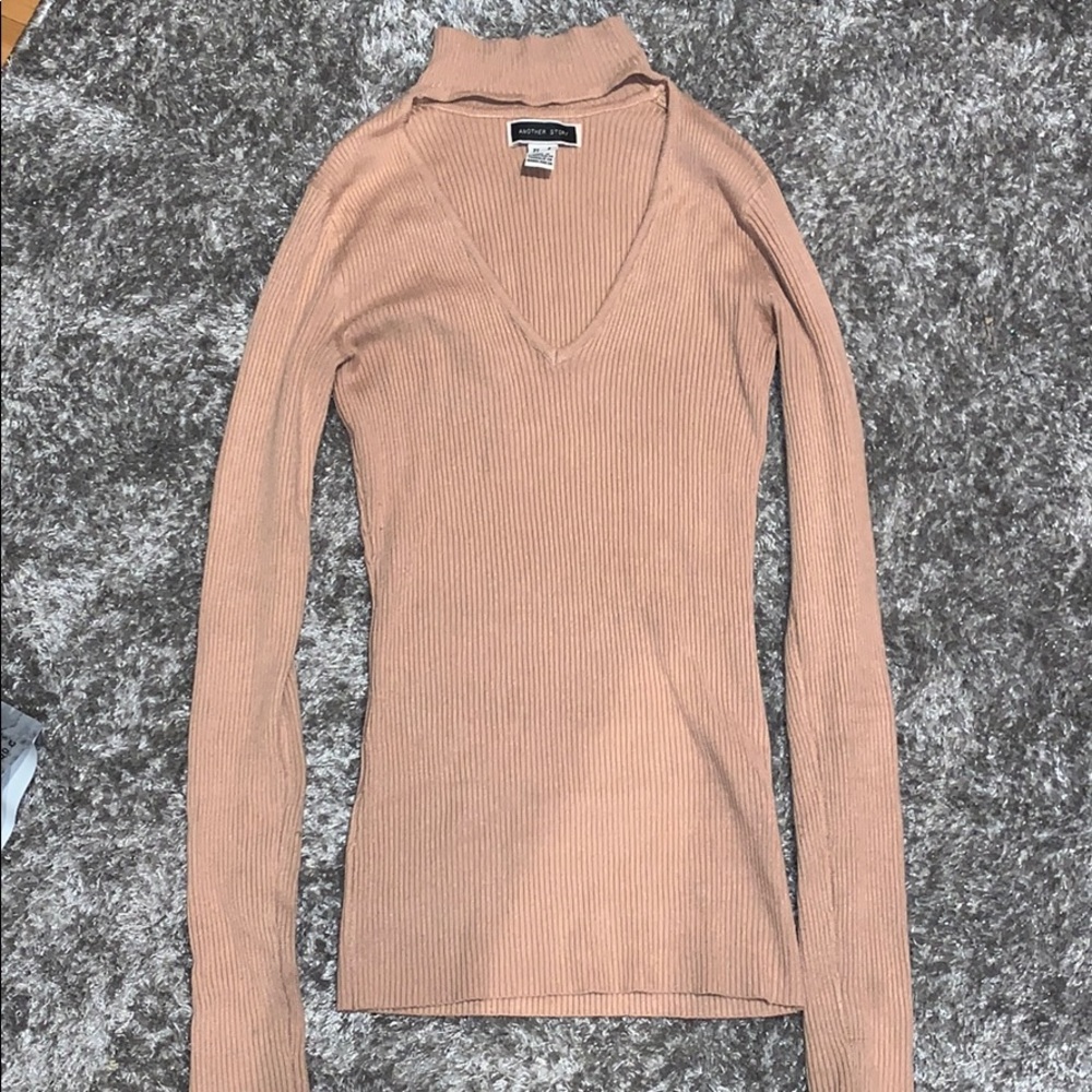 tan long sleeve